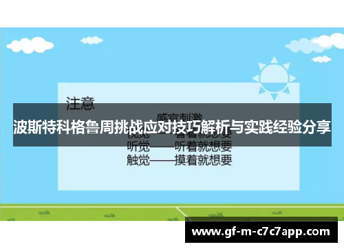 波斯特科格鲁周挑战应对技巧解析与实践经验分享