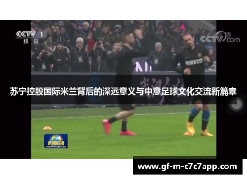 苏宁控股国际米兰背后的深远意义与中意足球文化交流新篇章